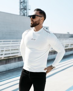 BLUZKA MĘSKA LONGSLEEVE CONY O LA VOGA ECRU
