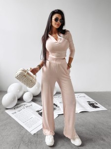 KOMPLET DAMSKI FINEST O LA VOGA BEŻOWY