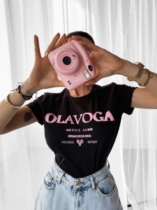 T-SHIRT DAMSKI IDYLLIC O LA VOGA CZARNY