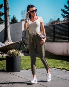 SPODNIE GOLD RRING KHAKI