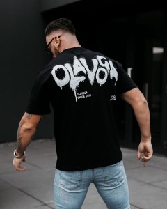 T-SHIRT MĘSKI GOOSE OLAVOGA CZARNY