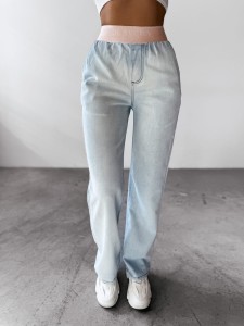 SPODNIE DAMSKIE BORED O LA VOGA JASNY NIEBIESKI