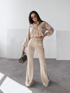 KOMPLET DAMSKI FECTO O LA VOGA BEŻOWY