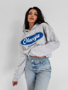 BLUZA DAMSKA AUTUMN MUSE O LA VOGA SZARY