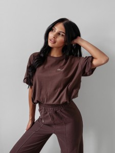 TOP DAMSKI AUTUMN WHISPER OLAVOGA CZEKOLADOWY