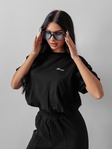 TOP DAMSKI AUTUMN WHISPER OLAVOGA CZARNY