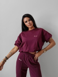 TOP DAMSKI AUTUMN WHISPER O LA VOGA BORDOWY