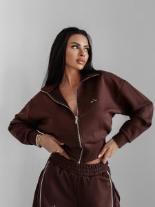 BLUZA DAMSKA SILENT STORM OLAVOGA CZEKOLADOWY