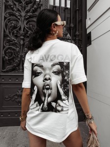 T-SHIRT DAMSKI SIGAR OLAVOGA ECRU
