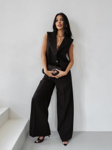 KOMPLET DAMSKI MAJESTY O LA VOGA CZARNY