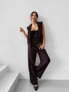 KOMPLET DAMSKI MAJESTY OLAVOGA CZEKOLADOWY