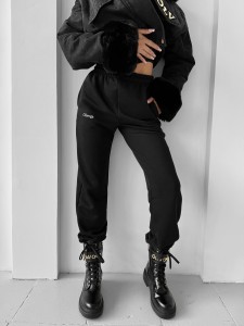 SPODNIE DAMSKIE DEWDROP OLAVOGA CZARNY