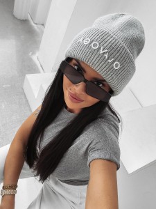 CZAPKA DAMSKA MEDINA OLAVOGA JASNY SZARY