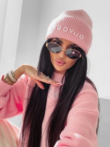 CZAPKA DAMSKA MEDINA O LA VOGA PUDROWY RÓŻ