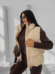 KAMIZELKA DAMSKA RAIN OLAVOGA BEŻOWY