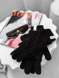 RĘKAWICZKI DAMSKIE DENIA OLAVOGA CZARNY