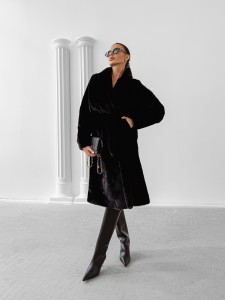 PŁASZCZ DAMSKI MINO O LA VOGA CZARNY