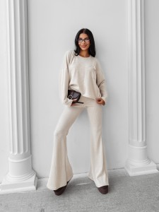 KOMPLET DAMSKI AURIC O LA VOGA BEŻOWY