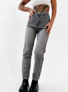 SPODNIE DAMSKIE JEANSOWE SKYLINE OLAVOGA SZARY