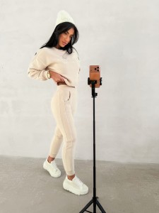 KOMPLET DAMSKI LENTO O LA VOGA BEŻOWY