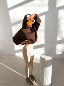 LEGGINSY DAMSKIE FLEXIBLE OLAVOGA BEŻOWY