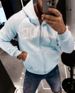 BLUZA MĘSKA IRIS MEN O LA VOGA MIĘTOWY