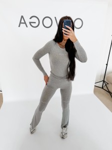 KOMPLET DAMSKI UNWIND OLAVOGA SZARY