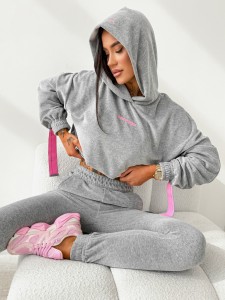 KOMPLET DAMSKI SMOOVE OLAVOGA SZARY