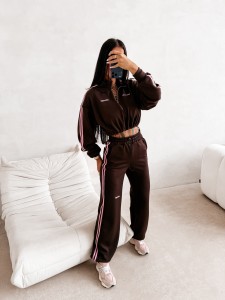 KOMPLET DAMSKI FINE FORM OLAVOGA CZEKOLADOWY