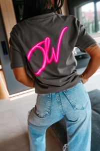 T-SHIRT VELMAR OLAVOGA UNISEX GRAFITOWY