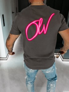 T-SHIRT VELMAR OLAVOGA UNISEX GRAFITOWY