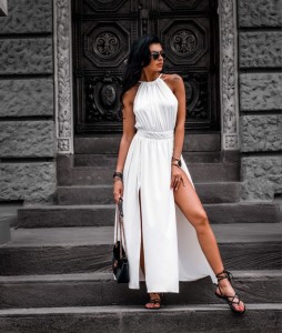 SUKIENKA NEW BORRUC BIAŁA