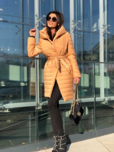 PŁASZCZ GOLD MANGO CAMEL