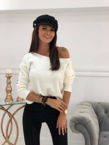 SWETER BEST PRICE KREMOWY