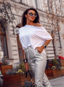 KOSZULKA CASUAL BIAŁA