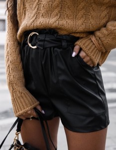 SPODENKI BLACK SHORT CZARNE