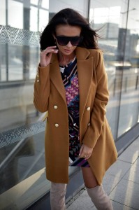 PŁASZCZ QUENN KARMEL