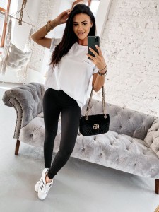 T-SHIRT SIMPLE SET BIAŁY