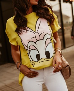 T-SHIRT DAISY ŻÓŁTY