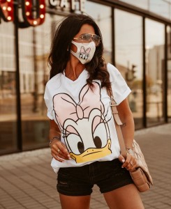 T-SHIRT DAISY BIAŁY