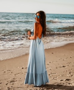 SUKIENKA MAXI BEACH NIEBIESKI