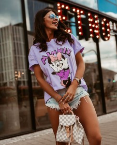 T-SHIRT MINNIE LILA