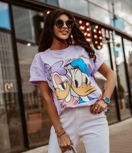 T-SHIRT PAPERINA LILA