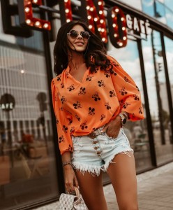 KOSZULA MOUSE POMARAŃCZ