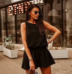 KOMBINEZON 2 IN 1 CZARNY