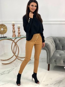 SPODNIE ORYGINAL LEATHER CAMEL