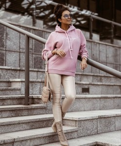 BLUZA SOFT TOUCH BRUDNY RÓŻ