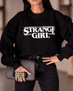 BLUZA STRANGE GIRL CZARNY