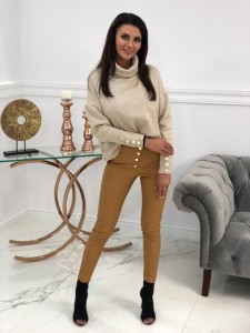 SWETER GOLF MOHITO BEŻOWY